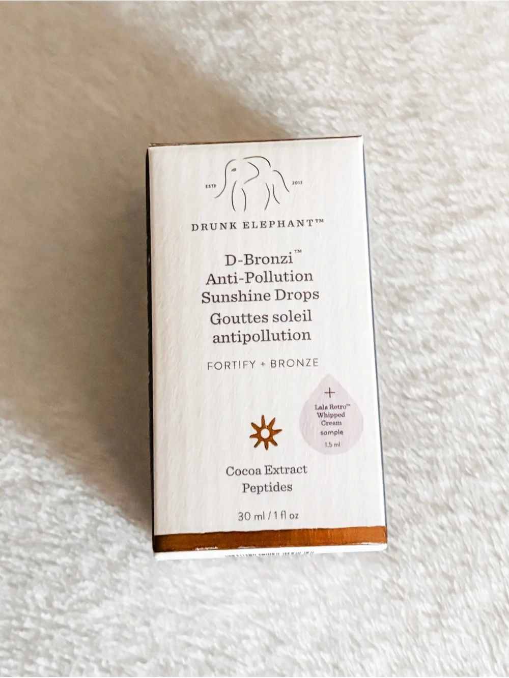 NIB! Drunk Elephant D-Bronzi Anti-Pollution Bronzing Drops - 30 ml/1 fl oz